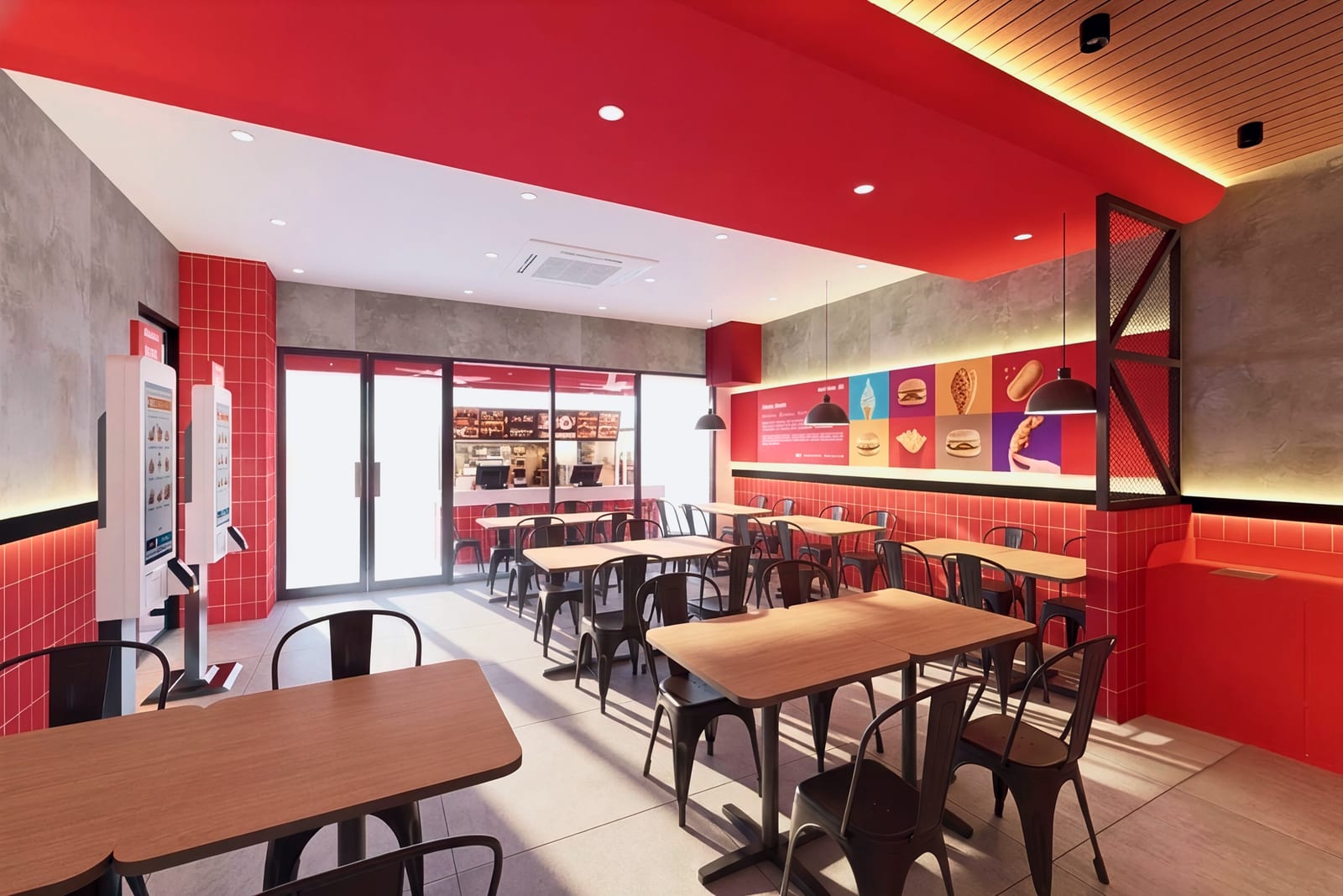 Ahmads Fried Chicken - Johor — design render, view 2