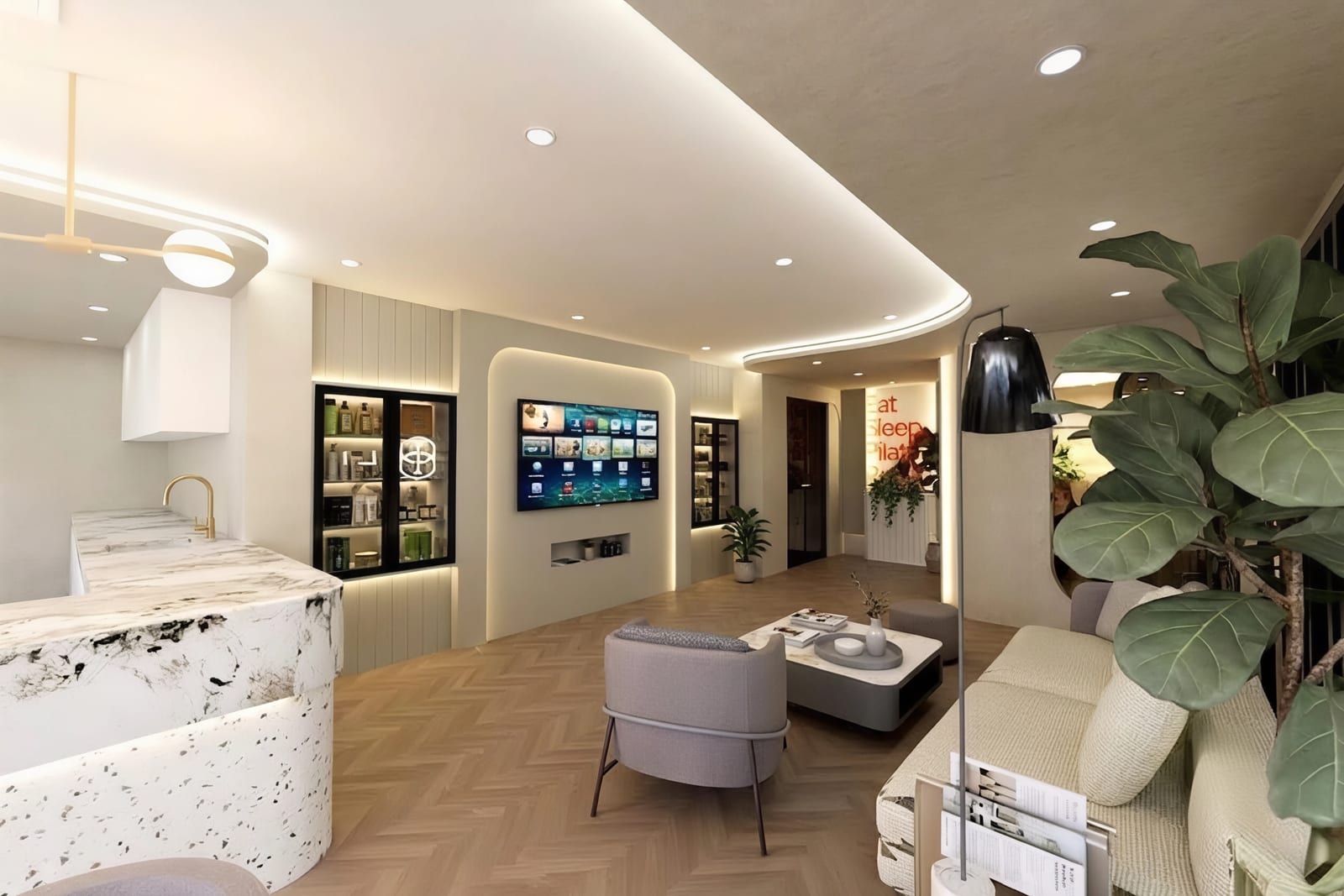 Visual reka bentuk bagi ILIV Healthcare di i-City Shah Alam, pandangan 3