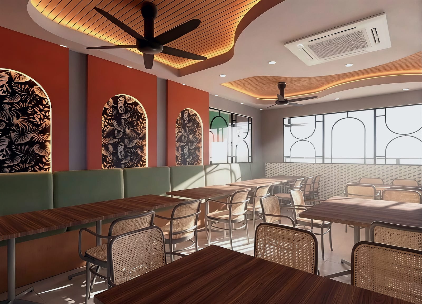 Q Bistro - Denai Alam — design render, view 2