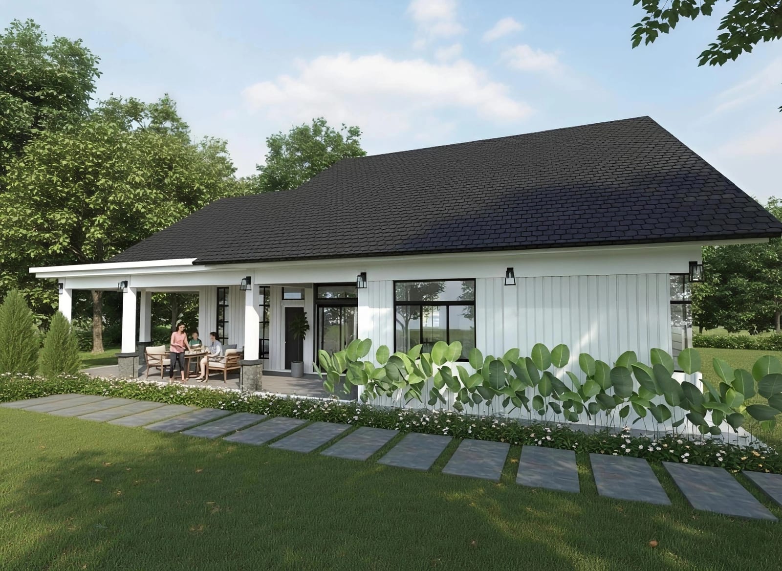 Rumah En Yunus - Klang — design render, view 2