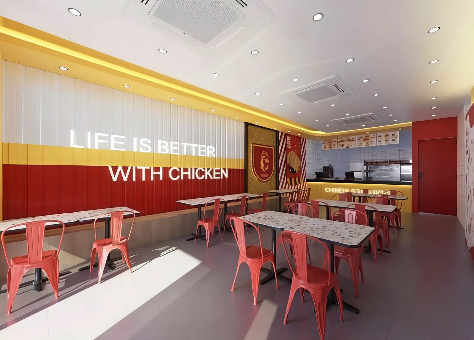 Uncle Best Fried Chicken - Nilai — design render, view 3